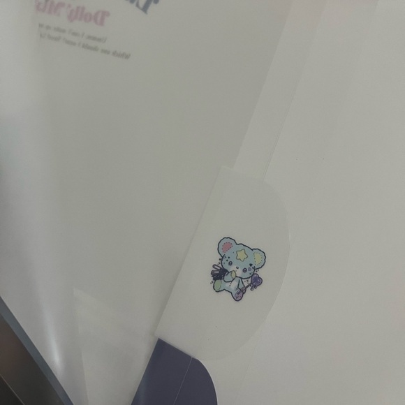 Little Twin Stars Dolly Mix 5 Pocket Folder - Picture 8 of 8